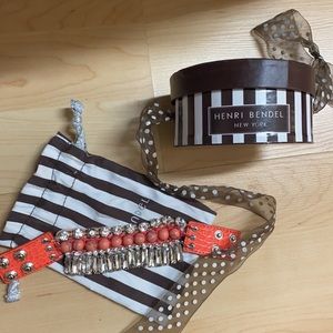 Henri Bendel Coral Snap Bracelet